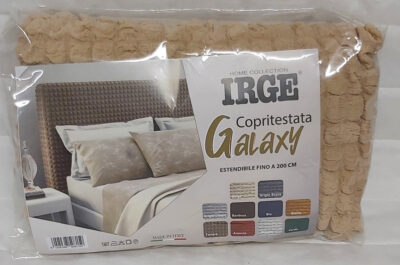 Copritestata per letto matrimoniale elasticizzato colori beige bianco grigio