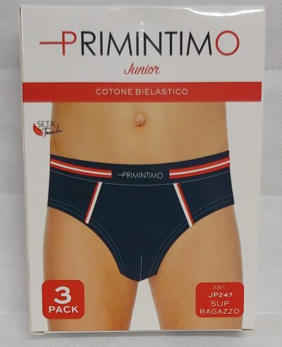 Confezione di 3 slip bimbo in cotone elasticizzato