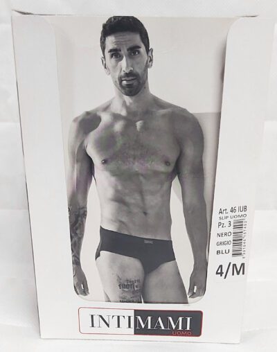 Confezione da 3 slip uomo cotone elasticizzato cConfezione da 3 slip uomo cotone elasticizzato