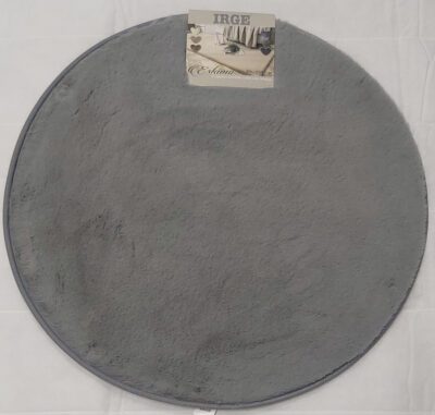 Tappeto rotondo con pelo rasato antiscivolo misura 65×65
