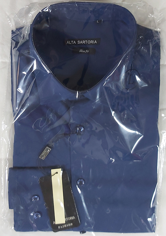Camicia uomo slim in cotone elasticizzato