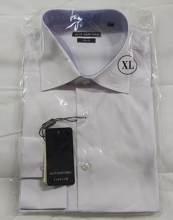 Camicia uomo slim in cotone elasticizzato - immagine 2