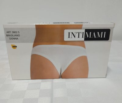 Slip Donna Brasiliano Confezione da 6 pezzi Intimami in puro cotone