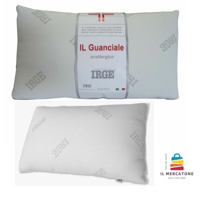 Guanciale Anallergico IRGE in Fibra di Fiocco