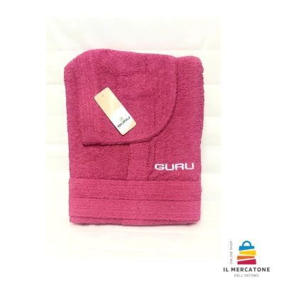 Accappatoio unisex GURU in Spugna con Cappuccio