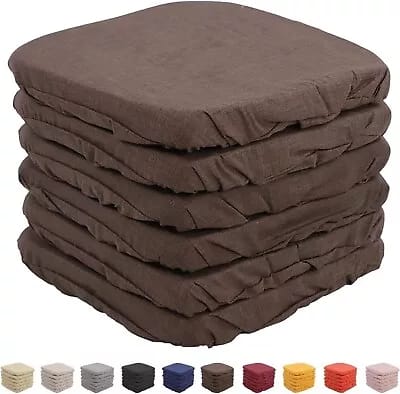 Set 6 Cuscini vesto con elastico in cotone sfoderabili - immagine 4