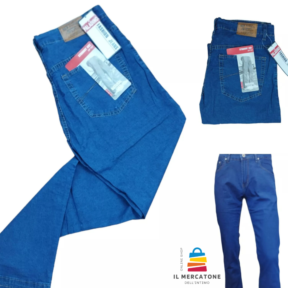 Jeans Uomo Regular modello 5 Tasche Estivo Paladino