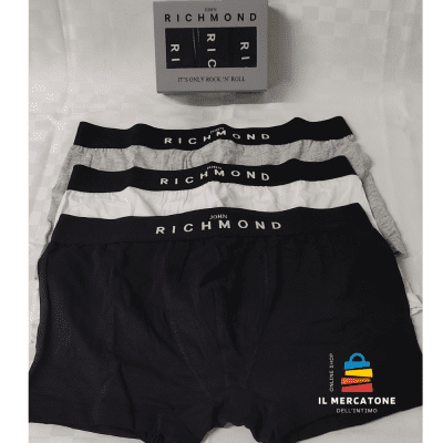 Boxer 3 Paia Uomo RICHMOD in cotone  100%