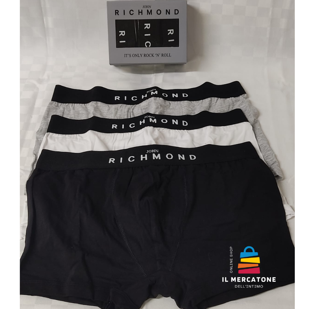Boxer 3 Paia Uomo RICHMOD in cotone 100%